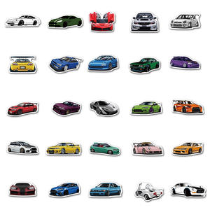 50 Calcomanías de Autos de Carreras Estilo <span class=keywords><strong>JDM</strong></span>, Impermeables, Personalizadas para Niños, Adolescentes, Jóvenes y Adultos, Calcomanías para Autos Deportivos - Product Image 5