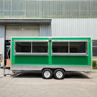 Camion de restauration mobile Etodevice de 16 pieds, chariot de restauration rapide pour la vente de collations, chariot de vente ambulante personnalisé