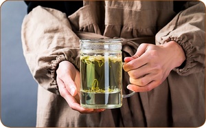 Bûcher clair bureau thé infuseur panier couvercle résistant à la chaleur tasse en verre pour le brassage feuilles mobiles fleur thé pour verres - Product Image 6