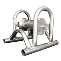 Équipement de tirage de câbles à poulie électrique en ligne droite HCDL-11 avec rouleau en acier allié pour la protection des câbles