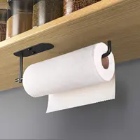 स्टेनलेस स्टील कागज तौलिया धारक के तहत कैबिनेट फिट बैठता है सभी रोल आकार लोहे के ऊतक रोल शौचालय धातु कागज तौलिया धारक