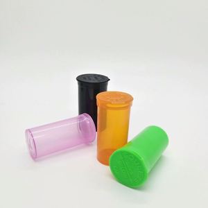 Vente en gros bleu personnalisé 30DR Pop Top flacons avec logo emballage de dispensaire anti-odeur 60 Dram Pop Top conteneurs en plastique médecine - Product Image 6