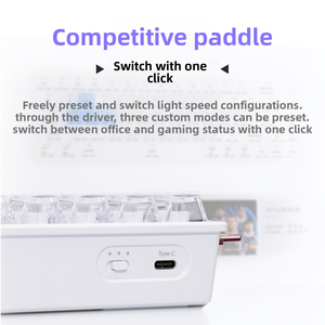 Teclado para Juegos ATK 68RX E-Sports RGB Retroiluminado, Programable, con Interruptores Magnéticos, No de Tamaño Completo, Universal para Computadora de Escritorio - Product Image 5