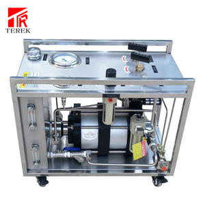 Máquina de Prueba Hidrostática de doble efecto con cabezal de aire doble manual TEREK, bomba de prueba de presión hidráulica - Product Image 4