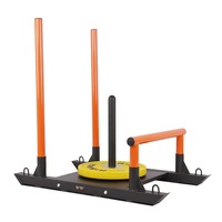 SC Fitness voiture de traîneau push-pull entraînement physique chariot d'entraînement explosif de poids résistance entraînement voiture d'énergie