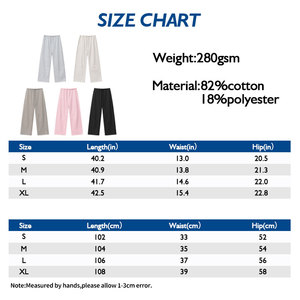 Pantalons de survêtement basiques lourds pour hommes, avec logo personnalisé, jambes larges et surdimensionnées, style décontracté - Product Image 4