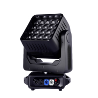 Luz Móvil LED Wash de 400W con Zoom, 25 Ojos, Matriz RGBW, Control DMX, para DJ, Discoteca, Club, Boda, Escenario