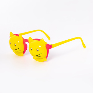 Lunettes de soleil pour enfants, motif chat mignon, monture en résine à bord complet, protection UV 100%, unisexe, été 2021 - Product Image 5