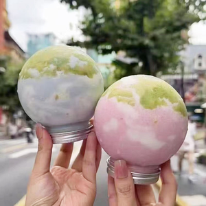 Botellas Redondas de PET de 400ml/500ml con Tapa de Rosca y Serigrafía para Jugo, Té Boba, Café y Refrescos - Product Image 2