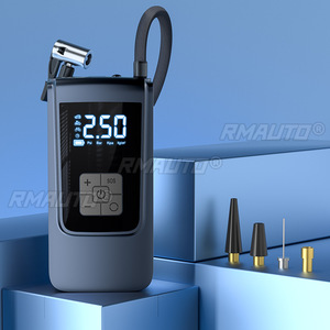 Inflador de Neumáticos Eléctrico Portátil de 150 PSI, Mini Compresor de Aire con Pantalla Digital Inteligente para Automóvil, Motocicleta, Bicicleta y Balón - Product Image 1