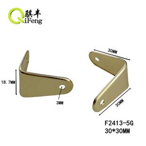 חומרת שולחן קצה ימין זווית משמרות עץ תכשיטי תיבת תמונה מסגרת אביזרי פליז תיבת פינת זהב פינת מגן - Product Image 2