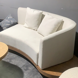 Canapé de <span class=keywords><strong>salon</strong></span> <span class=keywords><strong>en</strong></span> arc de villa italien moderne, canapé <span class=keywords><strong>en</strong></span> cachemire blanc, combinaison créative de <span class=keywords><strong>petit</strong></span> appartement, canapé <span class=keywords><strong>en</strong></span> bois massif, ensemble inclinable - Product Image 2