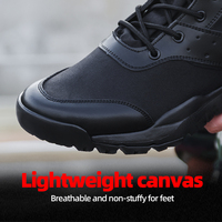 Bottes tactiques pour hommes et femmes, respirantes et légères, chaussures de travail personnalisables