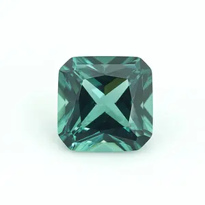 Hot Sale Hydro Emerald 10*10mm Synthetic Loose Emerald Gemstone for Jewelry