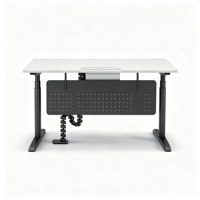 Bureau de travail électrique réglable en hauteur pour ordinateur, table de jeu, poste de travail assis-debout, double moteur, contrôleur de mémoire de position