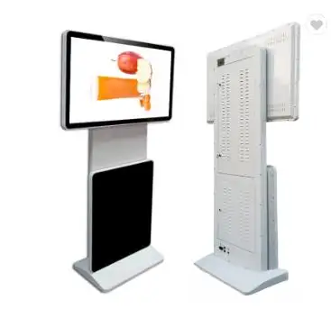 Lettore multimediale ruotato Lcd Digital Signage 55 pollici supporto gratuito per interni versione Usb o Wifi