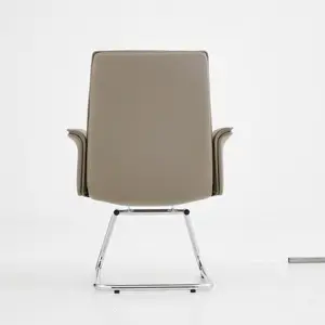 Cadeira de escritório moderna material de couro cadeira de escritório móveis executivos com encosto confortável