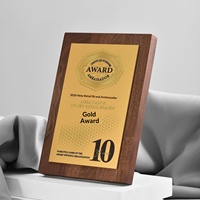 Médaille en bois massif de noyer, relief 3D, sur mesure, finement sculptée, récompense de reconnaissance pour réunion annuelle d'entreprise
