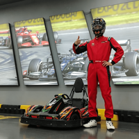 Go Kart Eléctrico Individual para Adultos con Marco Resistente, Torque Potente, Freno Hidráulico Seguro y Cinturón de Seguridad, Ideal para Diversión Familiar