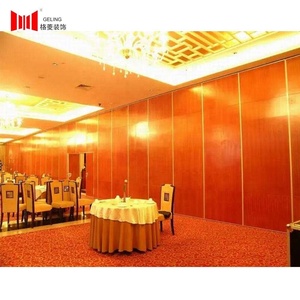 Divisor móvil temporal para <span class=keywords><strong>hotel</strong></span>, marco de aluminio, deslizante, plegable, acústico, de madera, Partición de pared - Product Image 4
