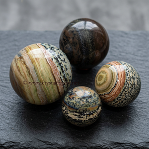 Esferas de Ágata Dendrítica de Exportación, Fabricante de Esferas de Piedras Preciosas Talladas de Gujarat - Product Image 3
