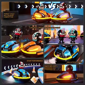 Nouvelle fonctionnalité Mist Spray Radio Control <span class=keywords><strong>Car</strong></span> Drift <span class=keywords><strong>Car</strong></span> RC Bumper Cars avec <span class=keywords><strong>Crash</strong></span> Pop up Figure Télécommande Jouets pour enfants Enfants - Product Image 3