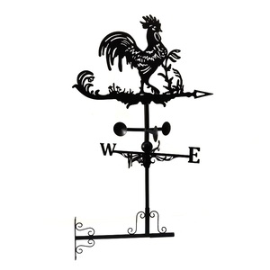 <span class=keywords><strong>Moulin</strong></span> à <span class=keywords><strong>vent</strong></span> de jardin d'extérieur en métal en forme de coq, vanne météo - Product Image 6
