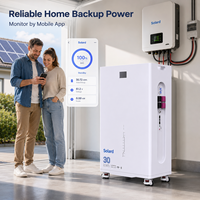 Système de stockage d'énergie solaire pour appareils ménagers Solard 51V 600Ah avec contrôle BMS avancé, batterie de stockage d'énergie empilable de 30 kWh