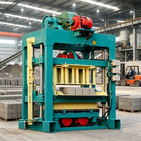 Ligne de production de briques hydrauliques QTJ4-40 avec moteur pour la fabrication de briques de sable