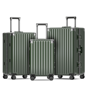 2025 Design PC Travel Carry-ons Bag <b>Suitcase</b> Trolley Luggage Aluminum Frame - Product Image 1