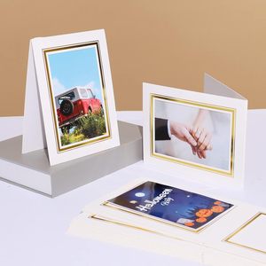 Marcos de Fotos de Cartón Personalizados con Diseño OEM <span class=keywords><strong>para</strong></span> Tarjetas de Felicitación de Cumpleaños, Tamaños 4x6, 5x7 y 8x10 - Product Image 1