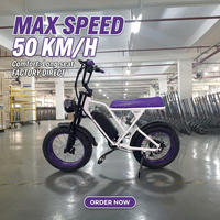 Vélo électrique à pneus larges OBX G60 avec logo personnalisé, 1000W 48V 20Ah, pour les propriétaires de marques et les cyclistes adultes, entrepôt américain