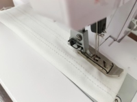Machine à coudre interlock à double aiguille JUKKY 257, conception de corps métallique pour la production de vêtements, utilisations domestiques et industrielles