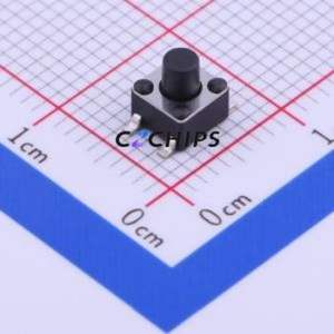 TS-1109S-C-D Tactile Switch SMD-4P,4.5x4.5mm Switch Single Pole Single Throw Round Button 2.6N Vertical Mount - Product Image 1