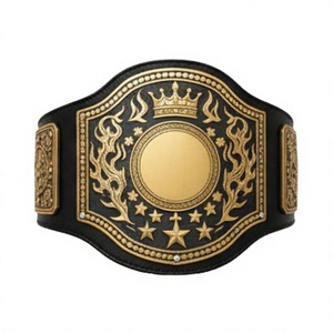 Cinturones de Campeonato Personalizados de Cuero Cómodo para Samurai, Jiu-jitsu, Karate, MMA, Boxeo, Grappling, Taekwondo, Judo, Unisex - Product Image 1