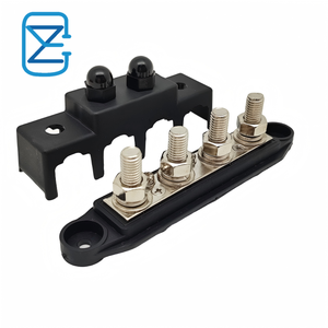 Bloque de Distribución de Energía de 12V 250A con Barra Colectora de Cobre de Alta Resistencia y 4 Pernos de 3/8\" para Barco, RV, Camión, SUV - Product Image 3