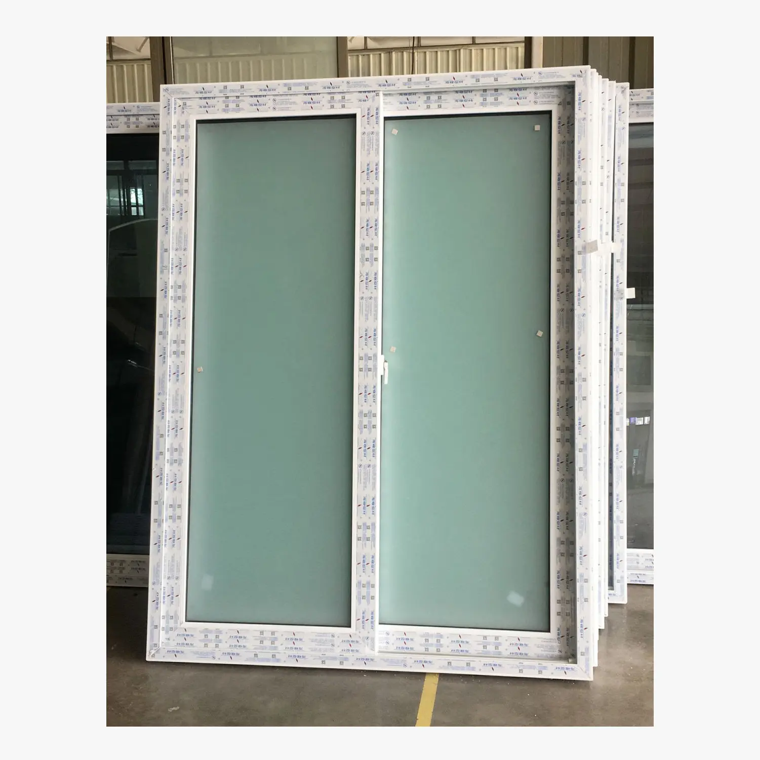 Ventana de doble acristalamiento fácil de limpiar insonorizadas Ventanas de PVC de vidrio aislado de buena calidad