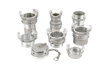 Raccords de tuyauterie haute pression personnalisés, connecteurs à dégagement rapide, bouchon de starter avec chaîne en aluminium, raccord de maille