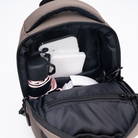 Bolso Bandolera Deportivo Impermeable con Logotipo Personalizado, para Auriculares, con Orificio para Auriculares, Unisex, con Cierre USB, Portátil