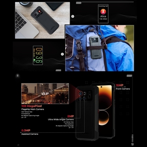 2023 Sản phẩm mới Hotwav Cyber x Pro điện thoại gồ ghề 108mp máy ảnh 12GB + 256GB 10200mAh Android điện thoại thông minh - Product Image 4