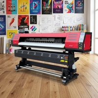 Impresora Eco Solvente Certificada Allprint de 1.8m (6 pies) con Plotter de Corte Todo en Uno para Vinilo Adhesivo