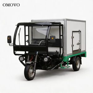 รถสามล้อบรรทุกไฟฟ้า OMOVO มอเตอร์ AC 3000W แบตเตอรี่ 96V 170AH รับน้ำหนักได้ 400 กก. กล่องเก็บความเย็น -5 องศาเซลเซียส ใช้งานได้ ความเร็ว 50-70 กม./ชม. - Product Image 4