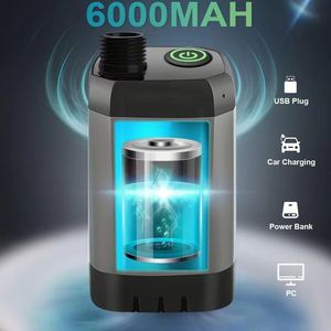 Bomba de Ducha Eléctrica Recargable, Portátil, Impermeable, de 6000 mAh, para Exteriores, Camping y Baño - Product Image 4