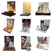 Présentoir en acrylique pour glorificateur de parfum, présentoirs pour soins de la peau, présentoir pour magasin, supermarché, unité de présentation des produits de parfum cosmétique