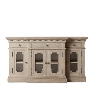 Country Modern Style Extremely Simple Luxury Wood TV Cabinet For Living Room Customizable Furniture