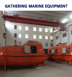 เรือชูชีพแบบปิดสำหรับ 26 คนขึ้นไป ได้รับการรับรอง SOLAS MED พร้อมเครื่องหมาย Wheelmark ผลิตจากวัสดุ F.R.P. วัสดุหน่วงไฟสีส้มทั่วไป/ทนไฟสำหรับใช้ทางทะเล - Product Image 5