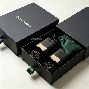 Caja de Regalo de Té <span class=keywords><strong>para</strong></span> <span class=keywords><strong>el</strong></span> Día <span class=keywords><strong>del</strong></span> <span class=keywords><strong>Padre</strong></span> <span class=keywords><strong>con</strong></span> Logotipo Personalizado, Ecológica y Reciclada, Caja de Embalaje Magnética de Alta Gama <span class=keywords><strong>con</strong></span> Tapa Abatible e Inserto - Product Image 2