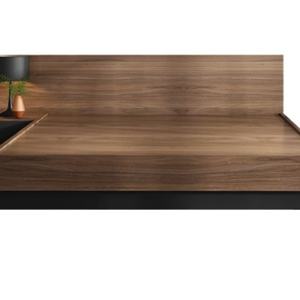 Lit de style nordique, lit de sol moderne simple avec rangement, lit japonais en tatami - Product Image 4