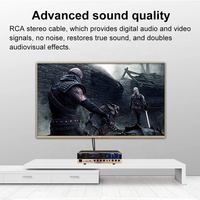 Câble audio Hifi double 6,35 mm mâle vers double RCA mâle plaqué or avec gaine en PVC et longueur personnalisée