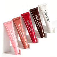 Gloss à lèvres 5 couleurs, effet repulpant, hydratant, waterproof, non collant, couvrance intense, nourrissant en profondeur, couleur vive, brillance des lèvres